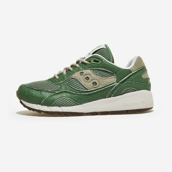 Saucony/圣康尼!绿色卡其男女!代购!SHADOW 6000!运动休闲滑板鞋