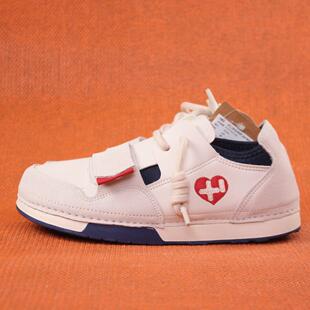 首尔的米家OTZShoes 女鞋3300经典白蓝红皮革魔术贴休闲鞋渔夫鞋