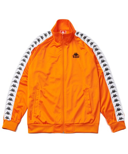 首尔的米家Kappa/背靠背222BANDA橘黄绿串标休闲夹克KJFT391MDORG