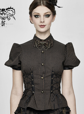 Devil Fashion女装 复古欧洲中世纪维多利亚时代蒸汽朋克衬衫