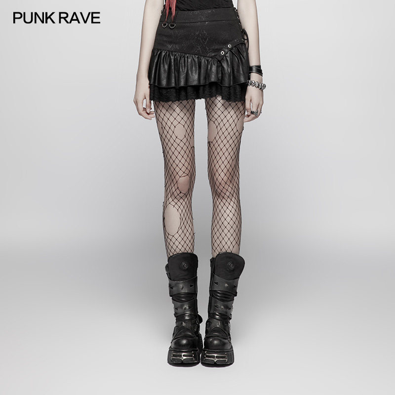 小破家 PUNK RAVE朋克状态女装蒸汽朋克超短裙Steampunk摇滚短裙