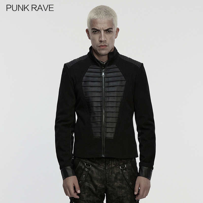 小破亚文化 PUNK RAVE pr朋克状态原创男装 未来感军装风硬汉外套
