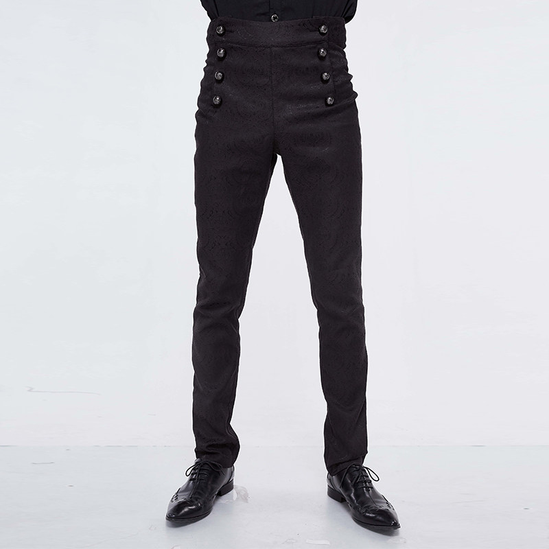 小破家 原创设计恶魔时尚男装 复古中世纪维多利亚时代长裤