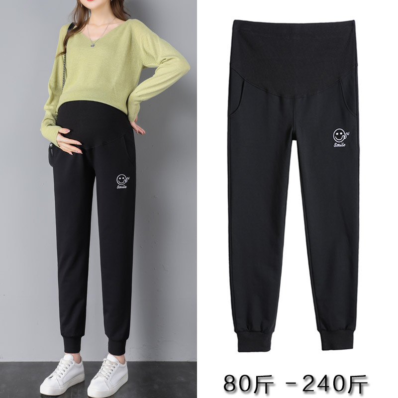 孕妇运动裤春秋款外穿运动裤