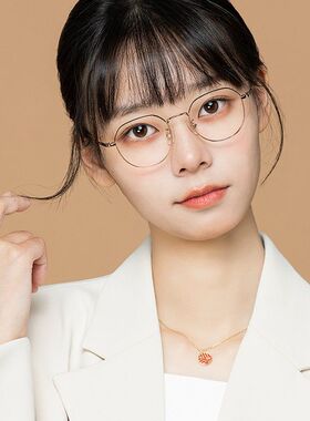 百世芬混批T3519宽边多边形复古纯钛镜框超轻男女可配防蓝光镜框