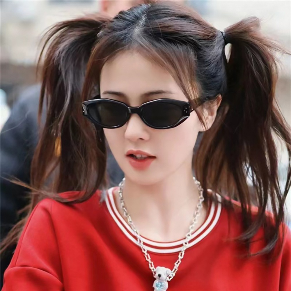 2025新款GM复古猫眼墨镜女高级感防晒男士防紫外线偏光太阳眼镜