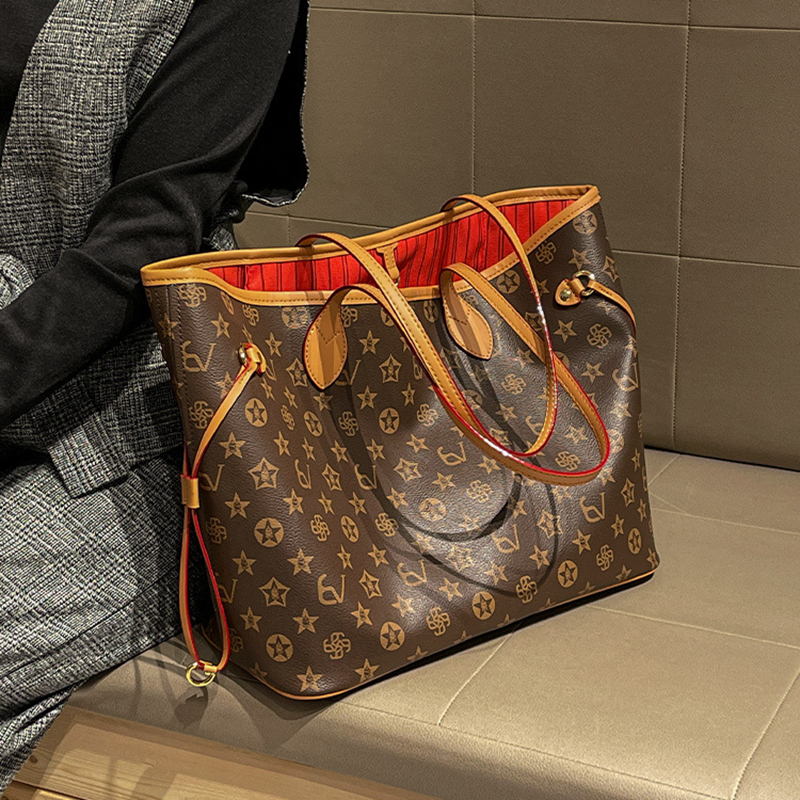 轻奢小众高级感老花托特包