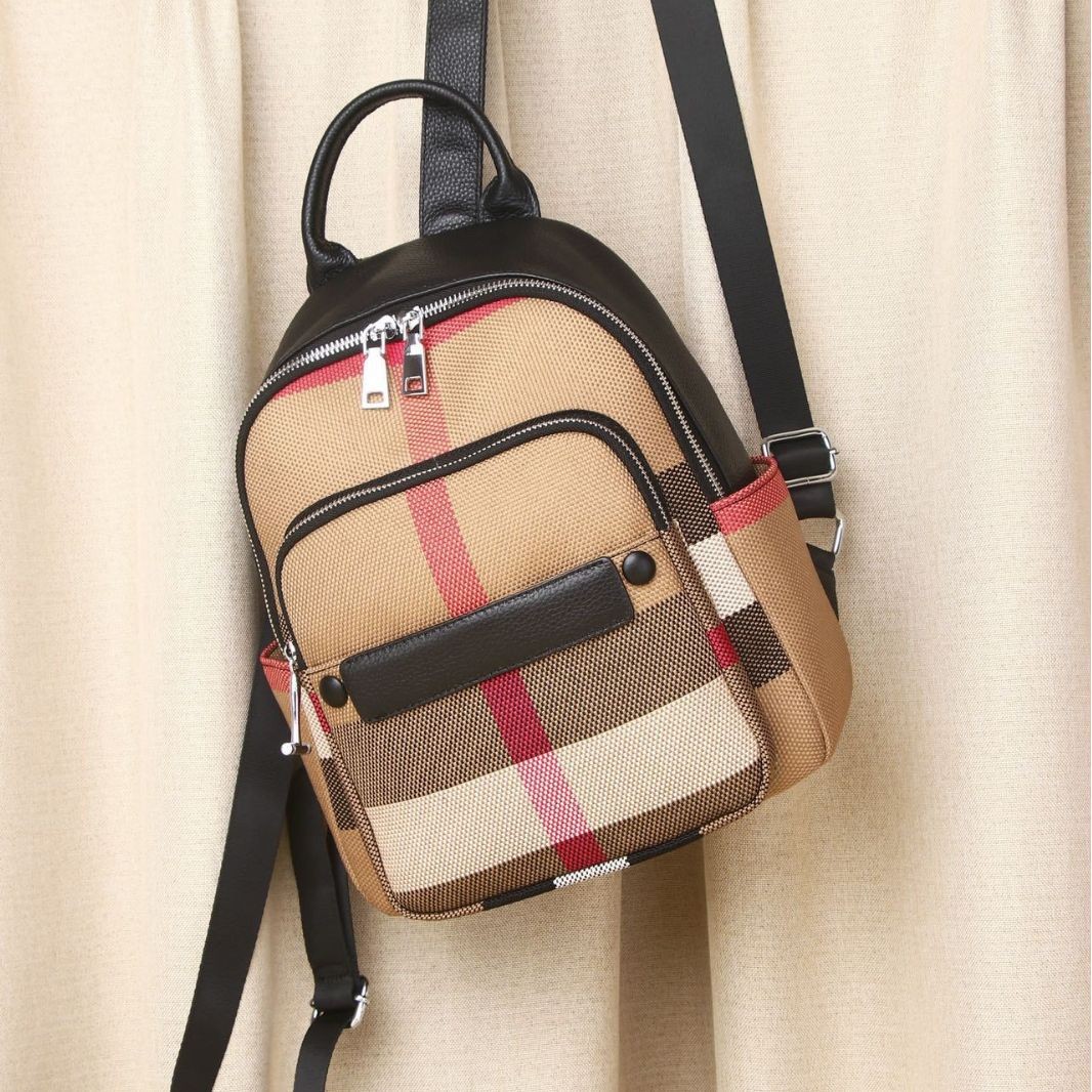 CHALLEN帆布大容量双肩包