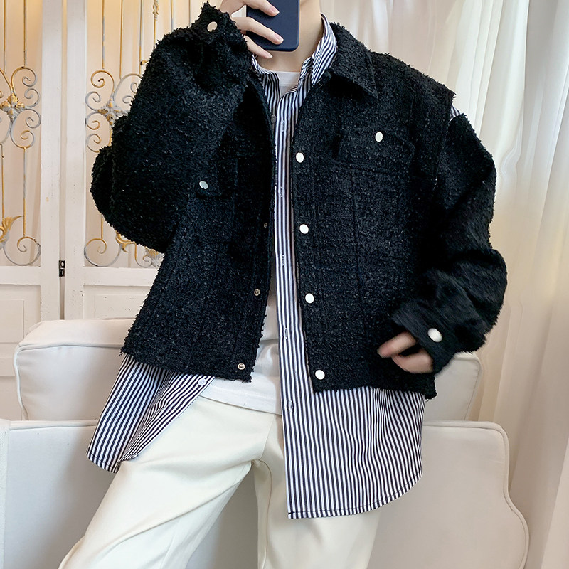 2件套小香风衬衫马甲外套2春装新款男士马甲外套YY01P130,男装背心/马甲,电商A031-1