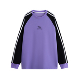 280克超爽棉24春装新款男装宽松三杠美式潮牌男女长袖T恤MC07P55，男装T恤，电商A031-1