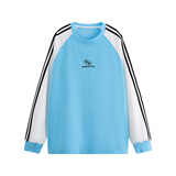 280克超爽棉24春装新款男装宽松三杠美式潮牌男女长袖T恤MC07P55，男装T恤，电商A031-1