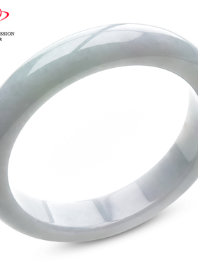 豪8印象P26048P306翡翠手镯圈口56.6mm冰糯种浅绿天然缅甸玉镯