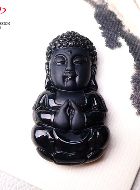 豪8印象手镯之家Z26052Z313翡翠宝宝佛吊坠冰糯种墨翠玉佛公挂件