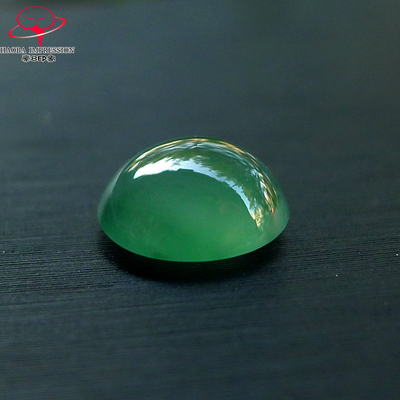 豪8印象手镯之家Z26048Z324翡翠蛋面天然缅甸a货冰种晴水绿玉戒面