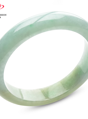 豪8印象P26048P232翡翠手镯圈口57.7mm冰糯种晴绿天然缅甸玉镯