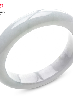 豪8印象手镯之家S525048Y301翡翠手镯圈口54.2mm天然a货缅甸玉镯