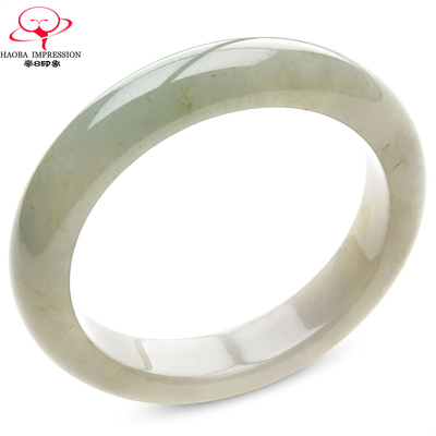 已售罄.C26060C203翡翠手镯圈口55.4mm天然冰糯种浅绿缅甸a货玉镯