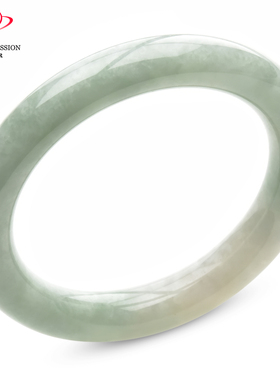 豪8印象P26048P282翡翠手镯圈口55.9mm冰糯种淡绿天然缅甸玉镯