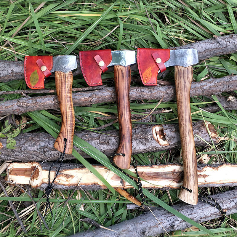 野人bushcraft户外bc露营装备便携高碳钢手斧砍树劈柴斧头伐木斧