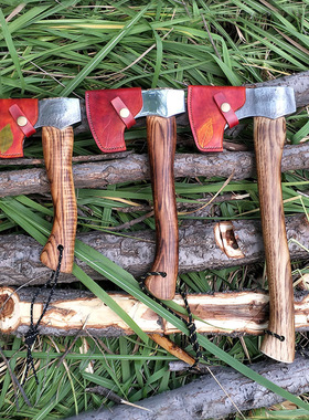 野人bushcraft户外露营便携高碳钢手斧砍树劈柴斧头末日生存装备