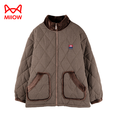 猫人单件上衣三层加厚纯棉夹棉