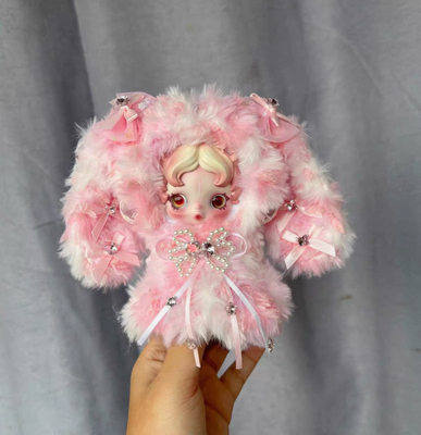 sp娃衣不眠剧场抱抱幽灵光织园skullpanda搪胶毛绒衣服头饰着替