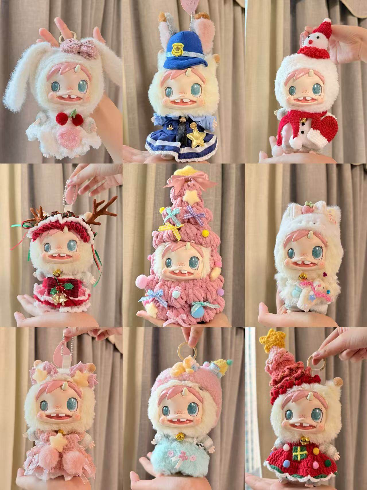 【手工】polar宝拉娃衣Monster baby怪物收藏系列毛绒公仔着替衣