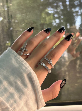 戒指女日时尚ins开口可调节