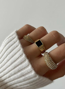 女钛钢欧美百搭戒指物美价廉