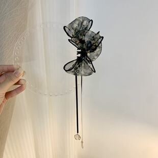 森系百搭气质小碎花水钻泡泡抓夹发夹发饰7cm