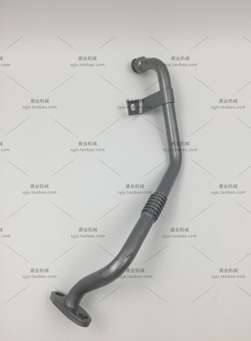 挖掘机配件三一SY205/215/235-8/6D34三菱发动机增压器回进油管