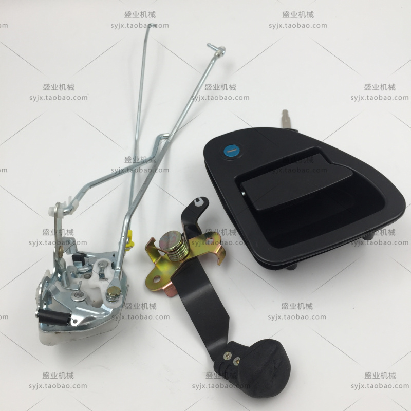 挖掘机配件 卡特CAT320C D驾驶室门锁总成 外拉手 内拉手 锁芯块