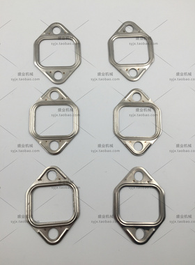 挖掘机配件 三一SY215-8/6D34排气支管垫片 SK200-6/6E增压器垫片