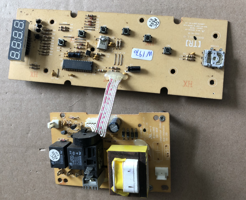 XB2318/TG-P-01 拆机微波炉主板控制板XB2612/TG-D-01