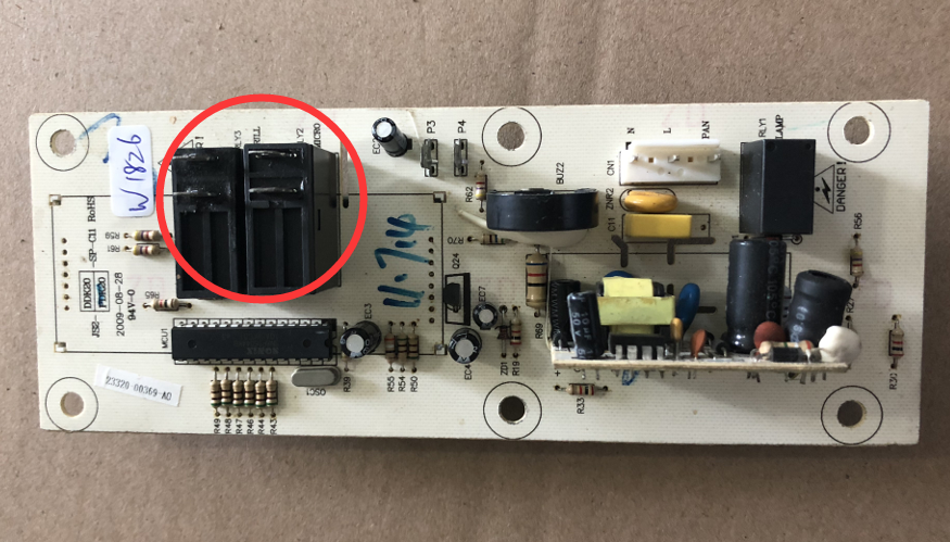 拆机欧派琳德意微波炉电脑板JS2-DDK20-SP-C11 W207A NW20-M201