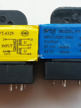 通用美的微波炉 电脑板变压器11V 7V PT6329 GAL3515E-WDB-01