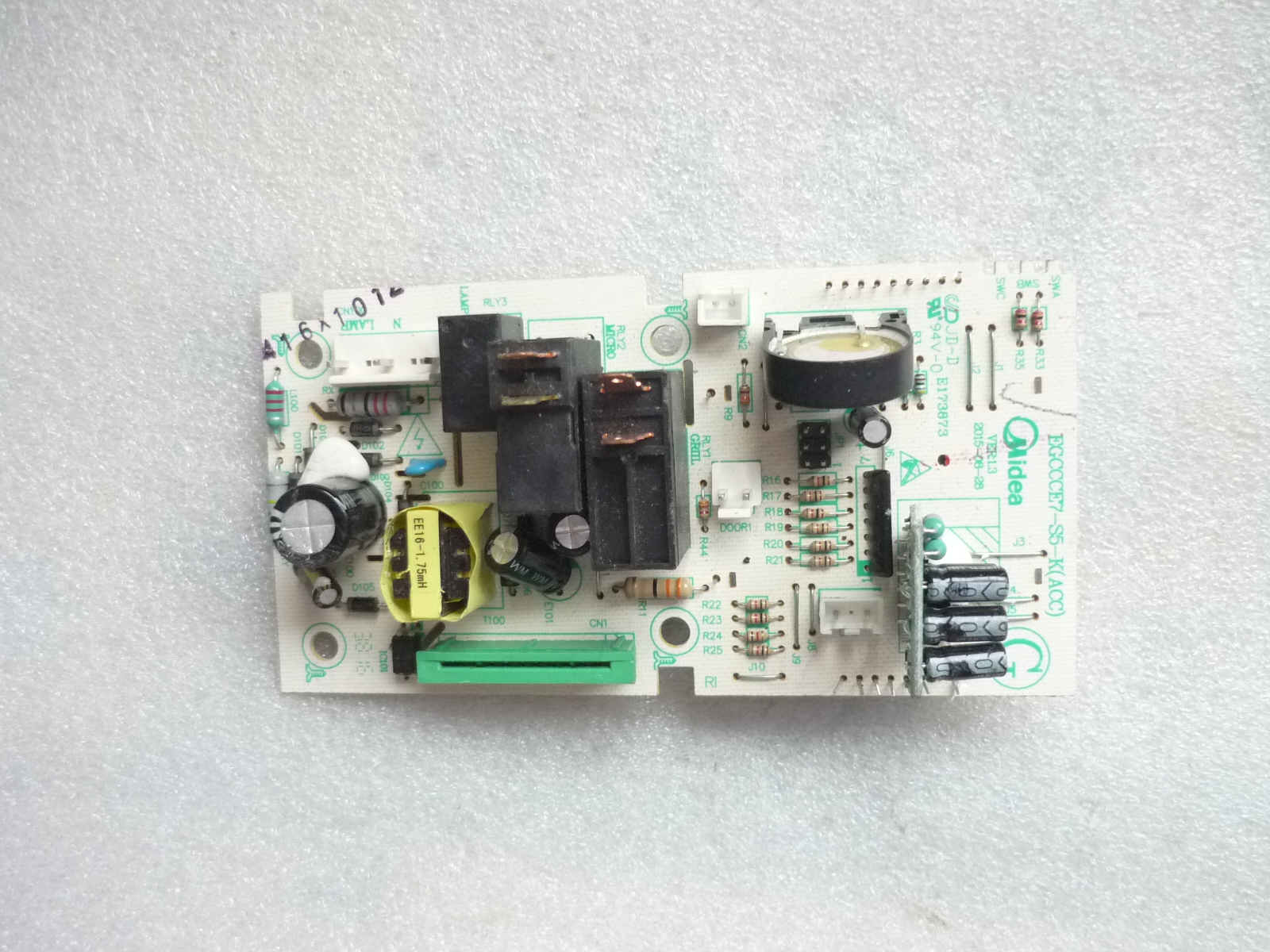 美的微波炉EG923KX1-NSH电脑板EGCCCE7-S5-K(ACC蒸汽显示电路主板