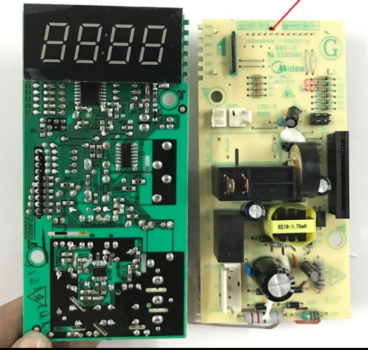 美的微波炉EG720FF1-NS EM720FF2-NG1电脑板EGXCCE4-15-K控制主板