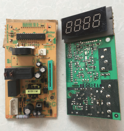 拆机美的微波炉电脑板EMXCCE4-06-K/EM720FF2-NA1 EM720KG1-PW