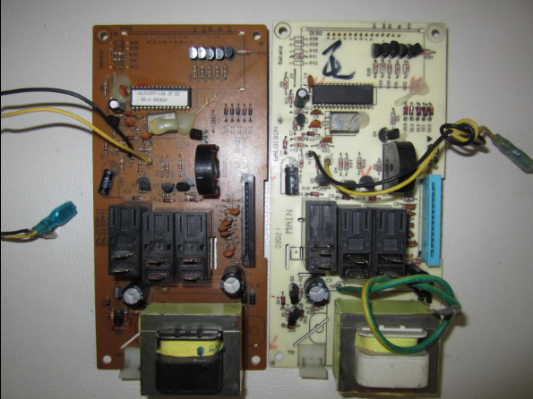 三个大继电器，原装拆机格兰仕G80W23CSP-Z微波炉电脑板GAL0231N