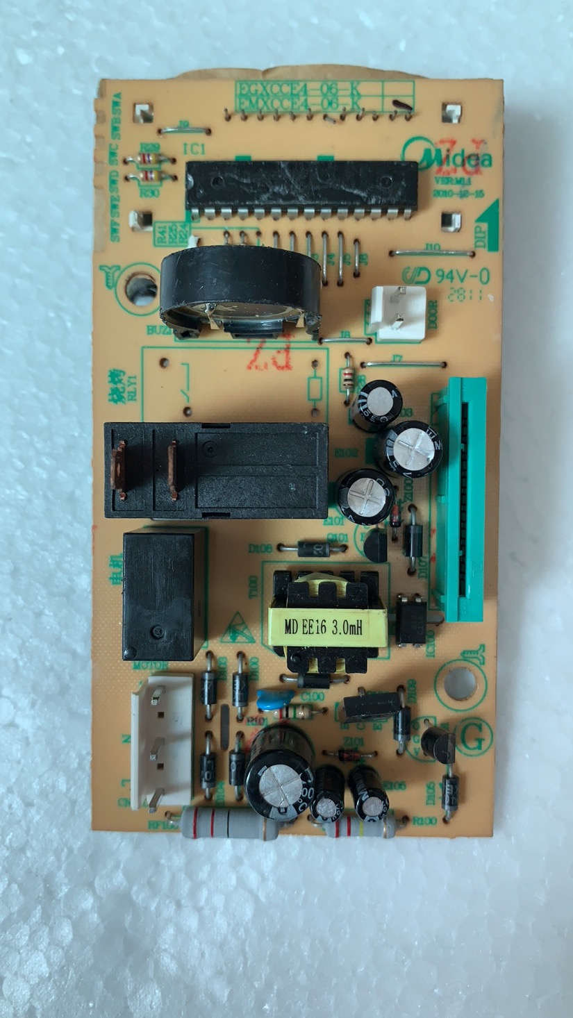 美的微波炉电路板EM720KG1-PW/FF2-NA1 EMXCCE4-06-K无烧烤功能