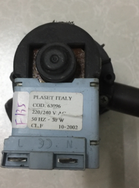 原装拆机排水阀电机排水泵配件PLASET ITALY COD.63096 50Hz30W