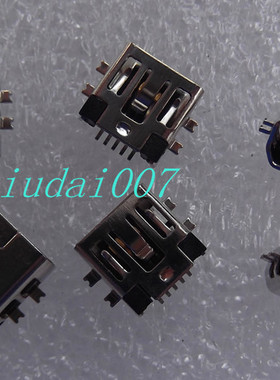 USB接口 MINIUSB接口 5PIN/F SMT AB TYPE沉板短体