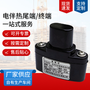 伴热电缆防爆尾端接线盒WH 40A电热带终端接线盒电伴热末端堵头