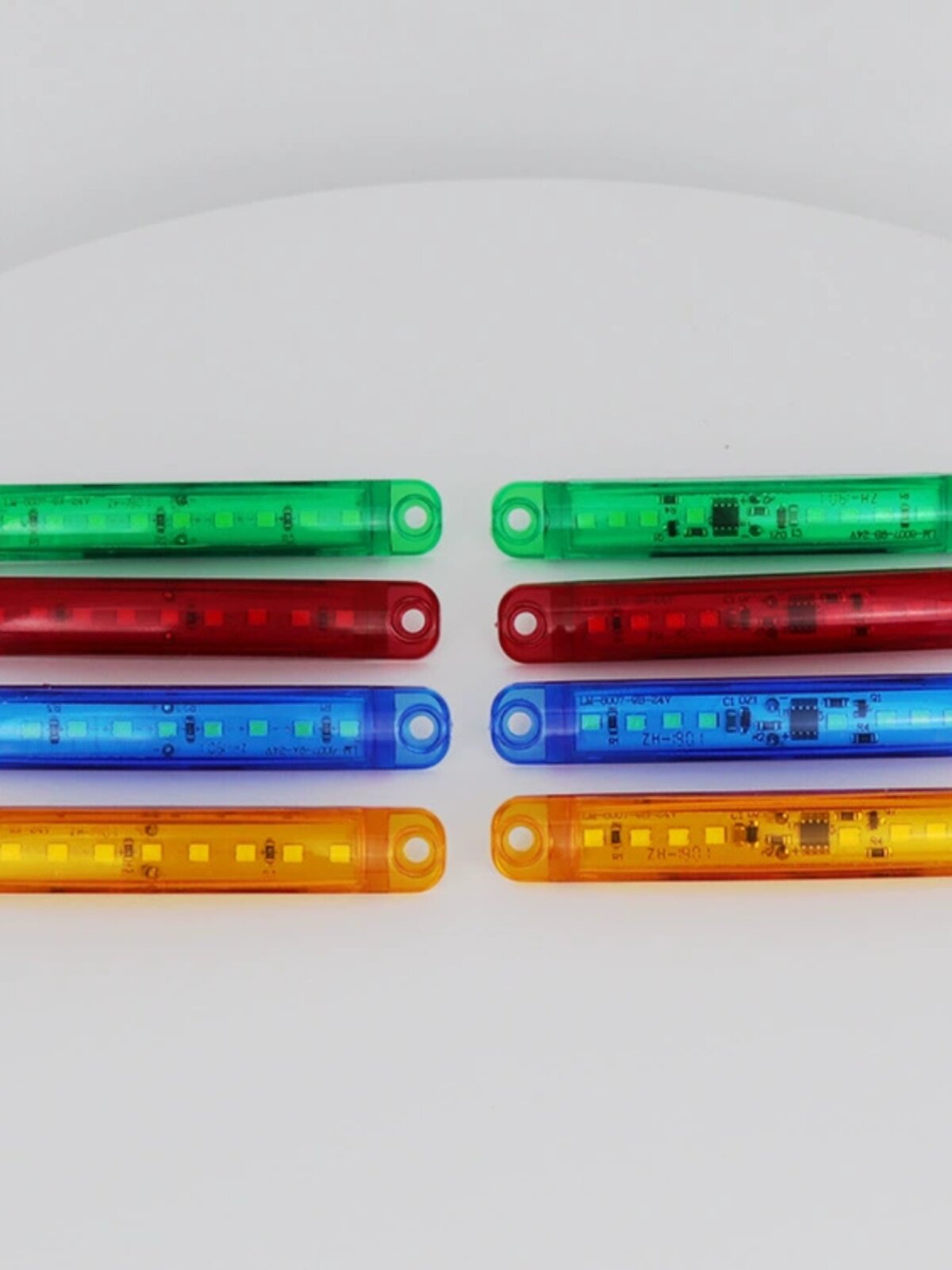 24V 트럭 측면 조명 LED 트럭 폭 빛 신호등 깜박이는 긴 스트립 대외 무역 뜨거운 판매 12V