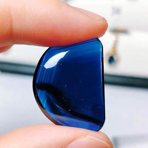 天然精品蓝宝石裸石 收藏级 可定制吊坠戒指 久源珠宝