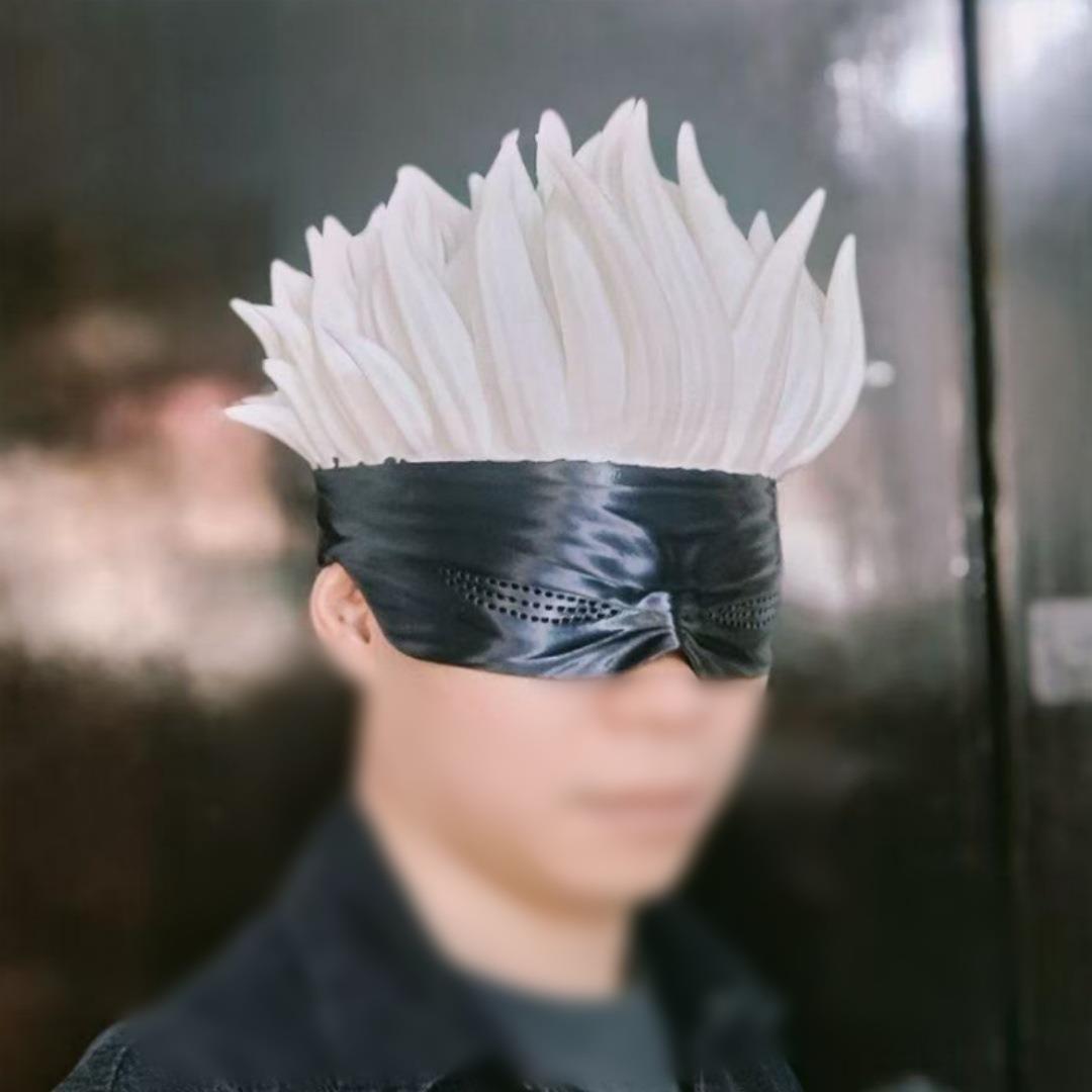 咒术师回战五条悟头盔1:1可穿戴COS打印道具手办模型摆件现货