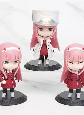 国家队02 ZERO TWO模型手办 亲爱的弗兰克斯车载摆件扭蛋盲盒公仔