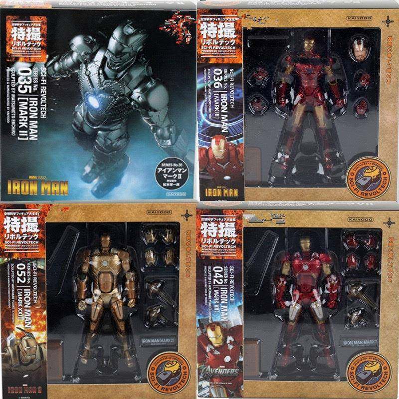解锁山口式动漫手办魅力，特摄 042、052 与钢铁侠 036、035 可动
