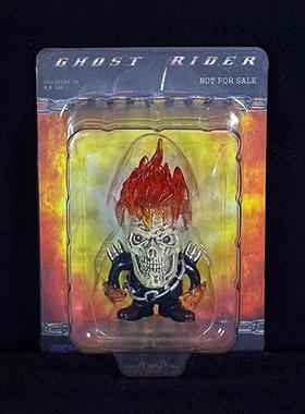 漫威恶灵骑士 Ghost Rider 迷你人偶手办 公仔车载摆件跨境